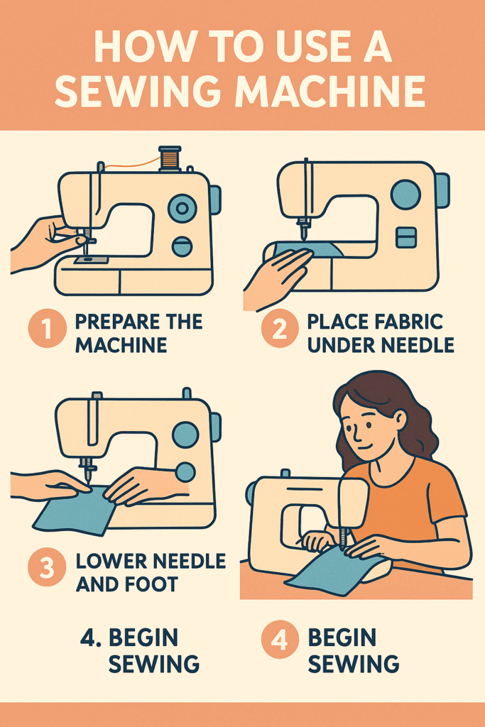 How to use sewing machine