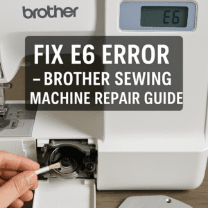 what does e6 mean on a brother sewing machine