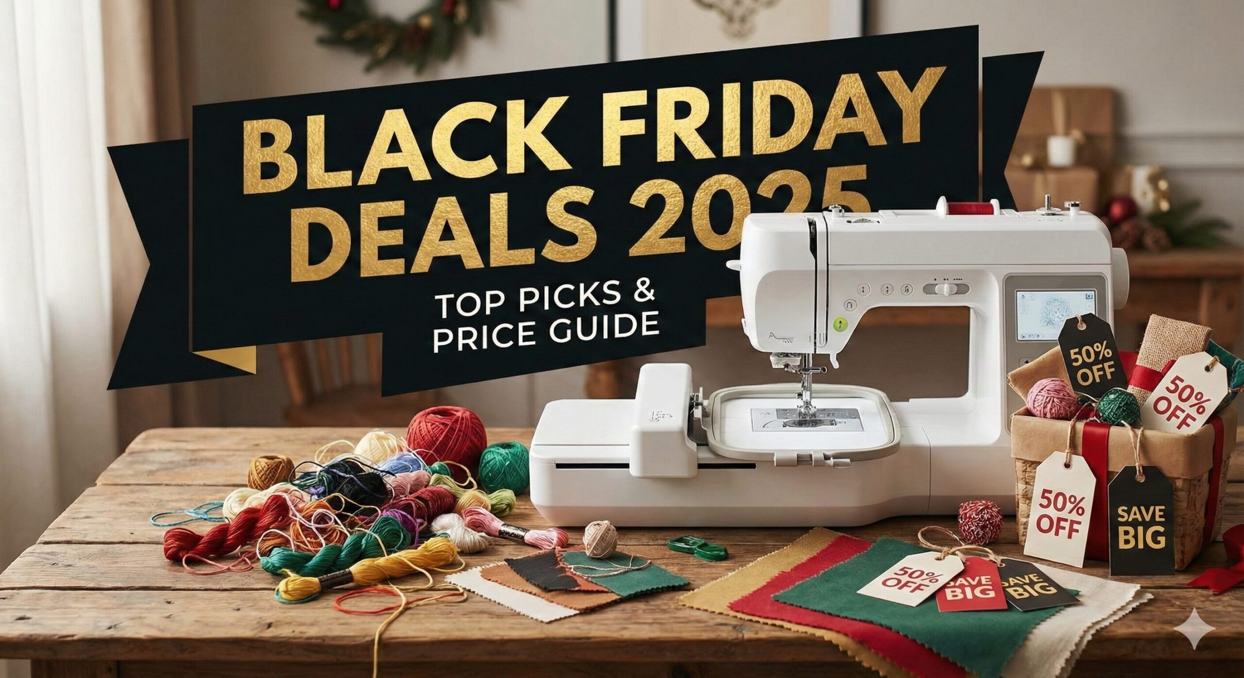 Black Friday 2025 Embroidery Machine Deals 