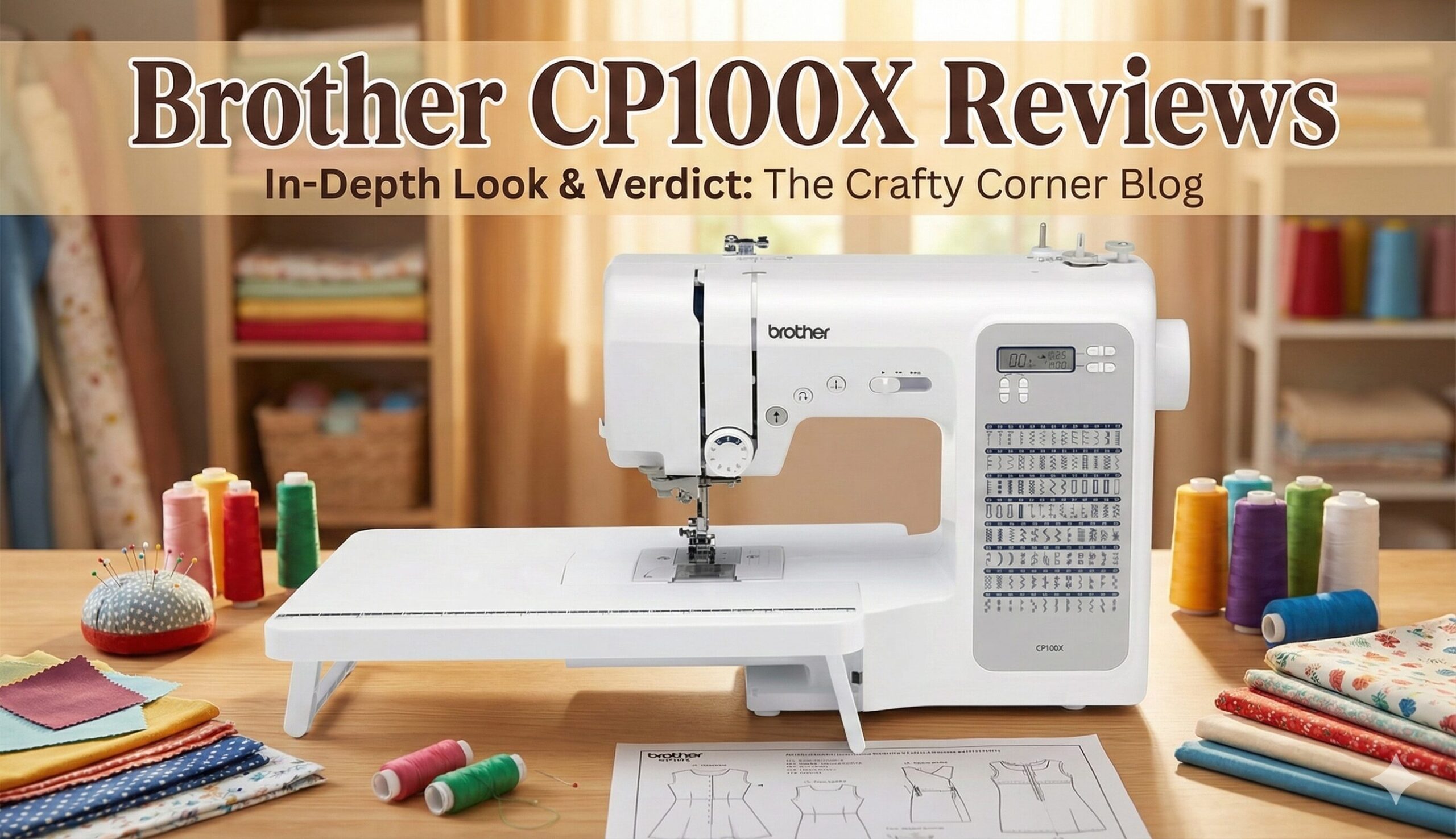 Brother CP100X Computerized Sewing and Quilting Machine