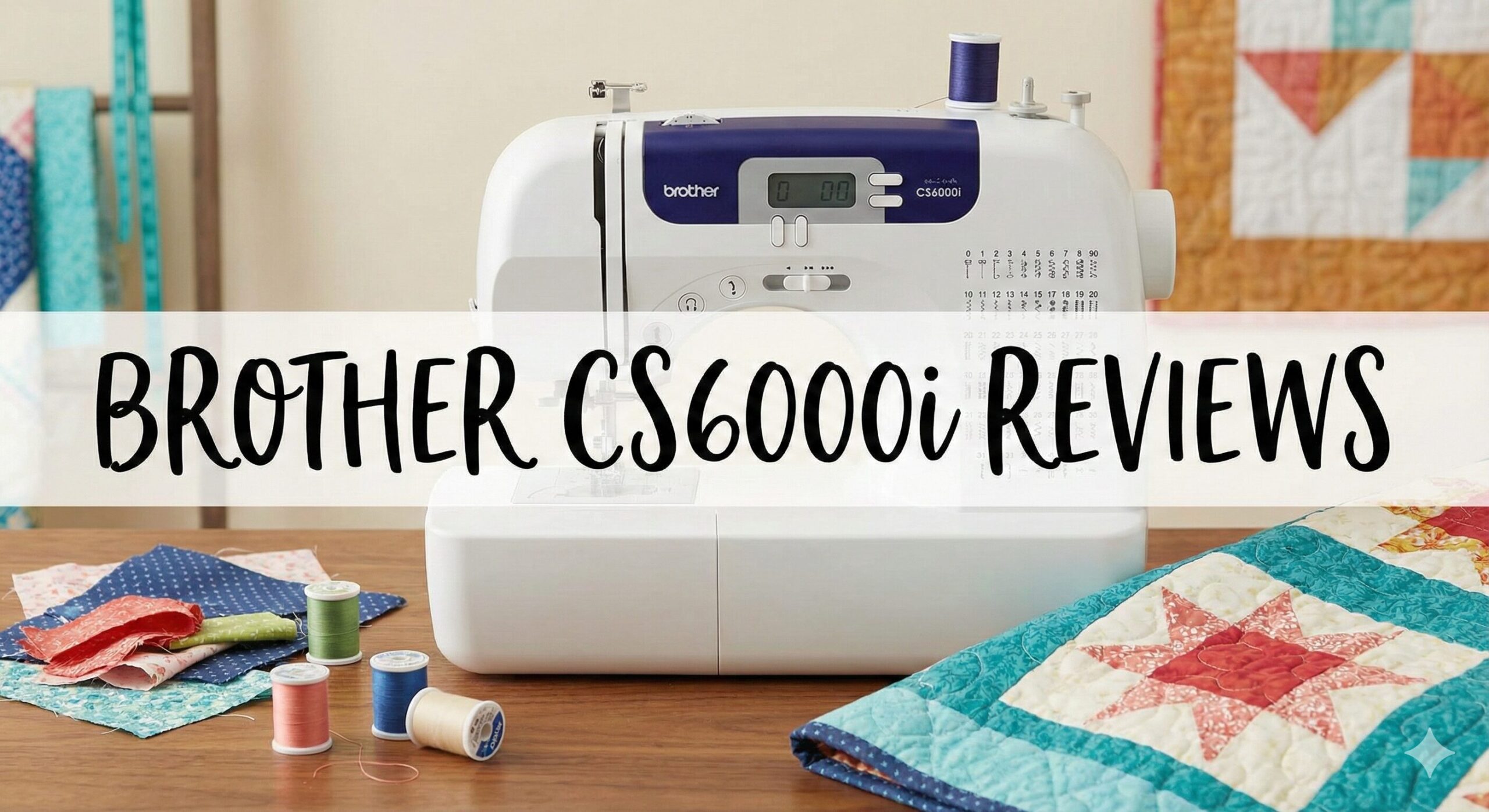 Brother CS6000i Sewing and Quilting Machine