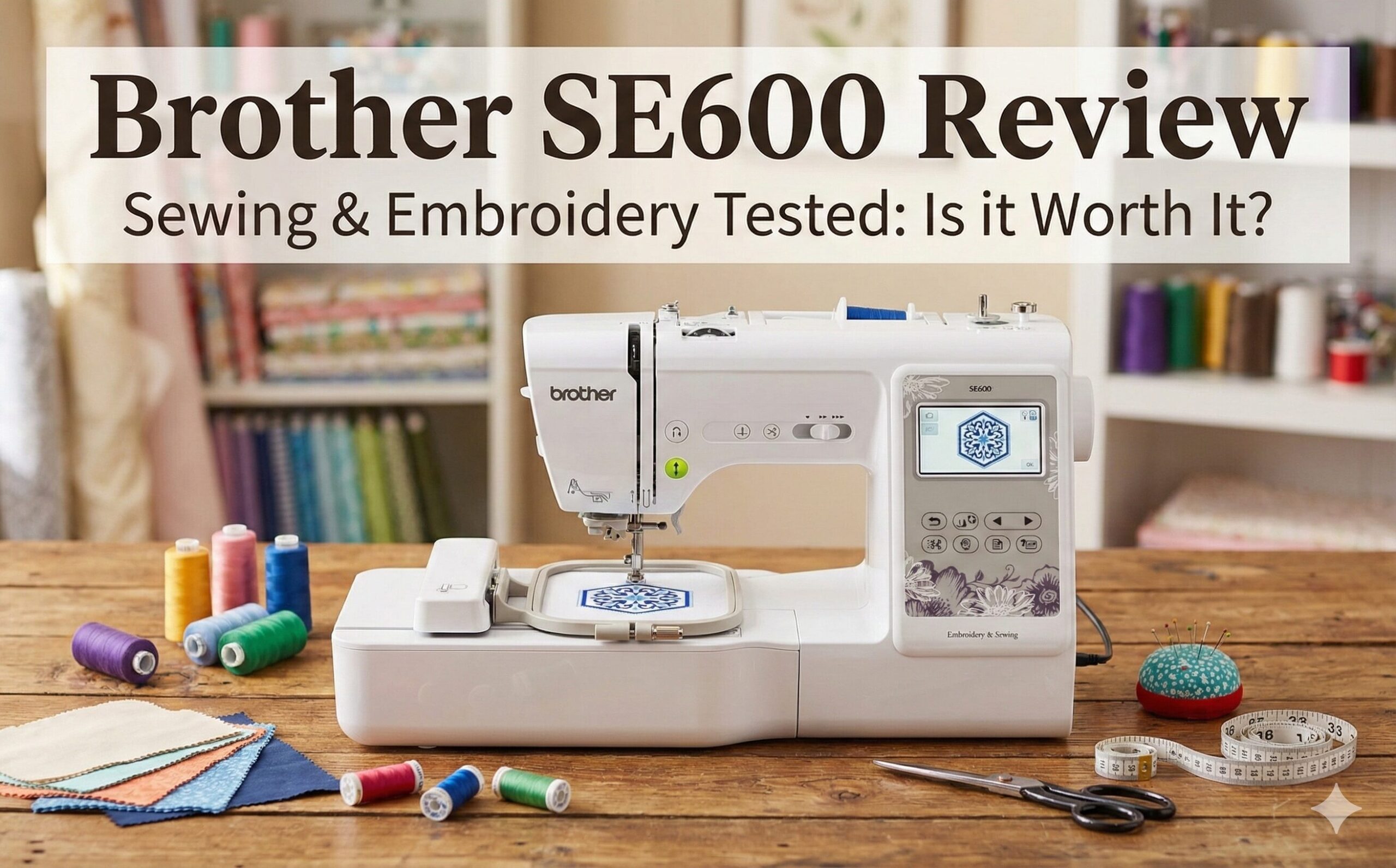 Brother SE600 Sewing and Embroidery Machine Review