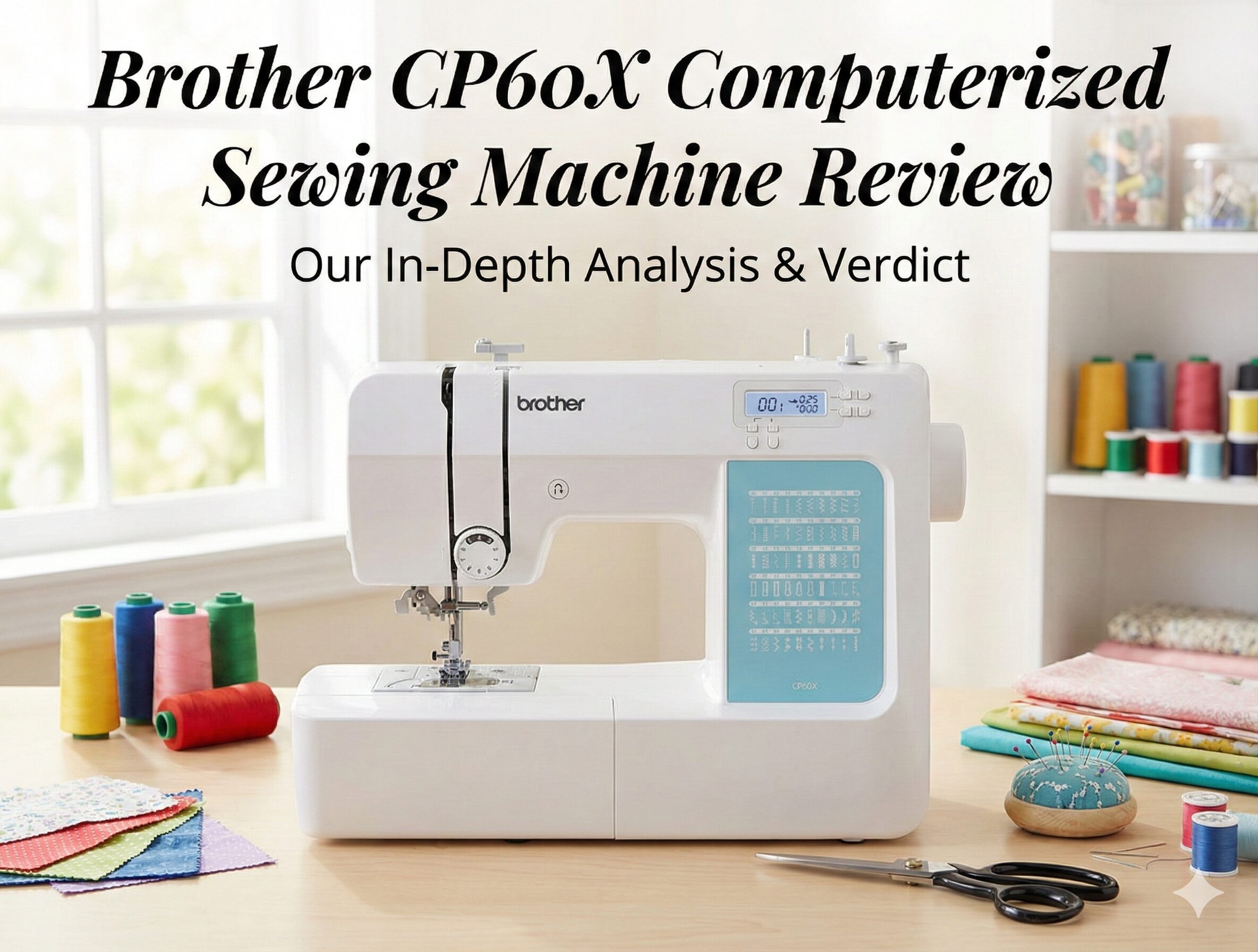Brother CP60X Computerized Sewing Machine Review