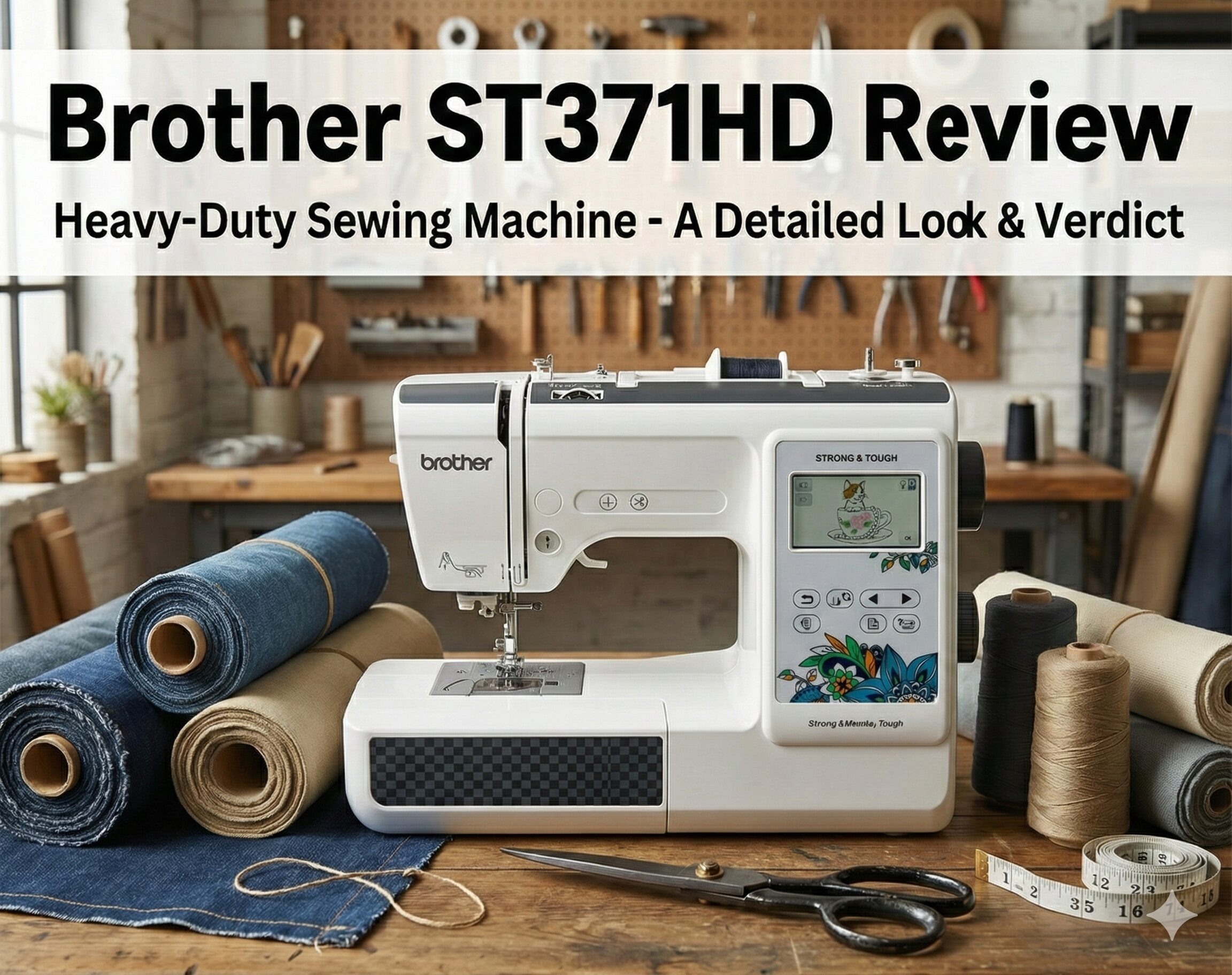Brother ST371HD Strong and Tough Sewing Machine Review