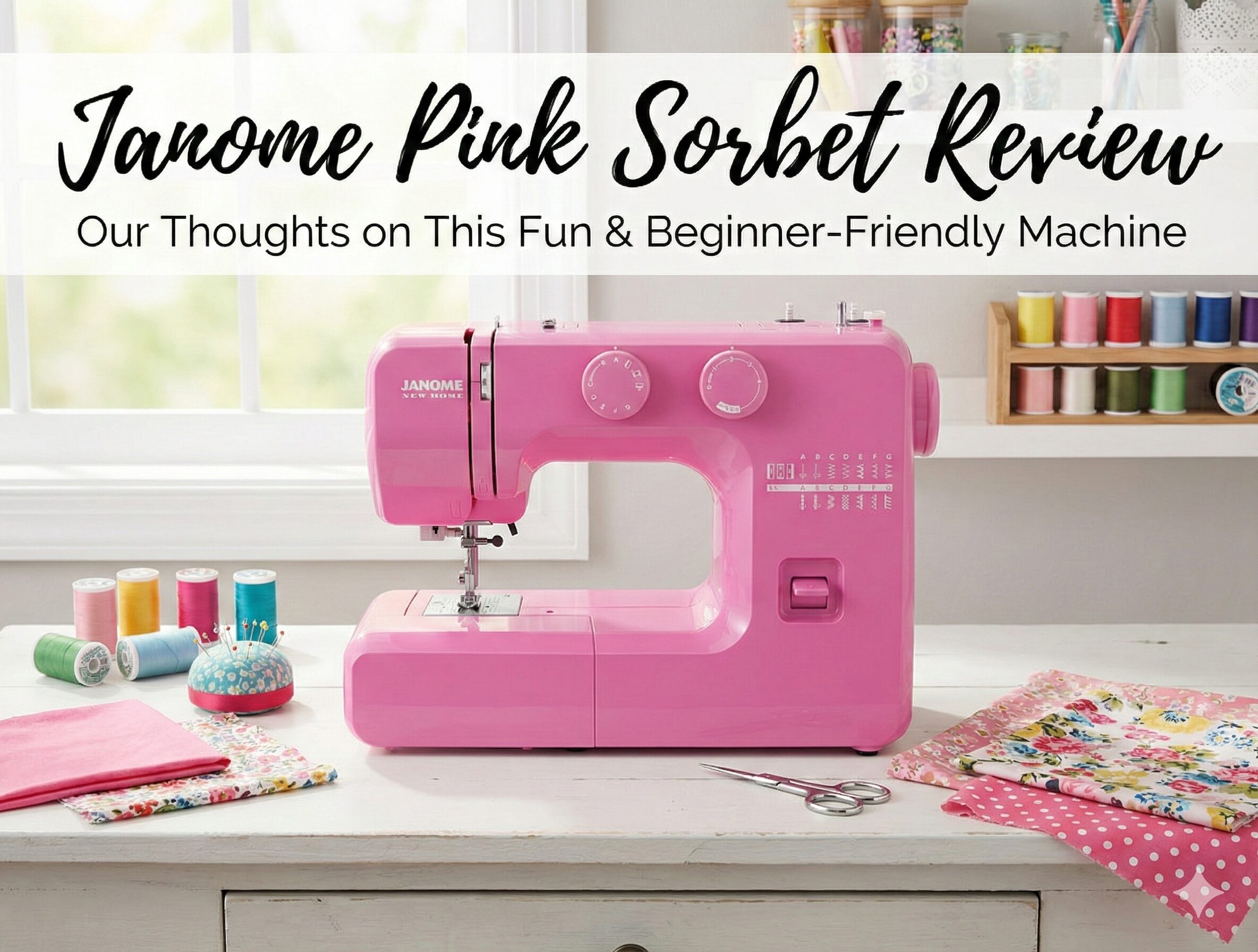 Janome Pink Sorbet Sewing Machine Review