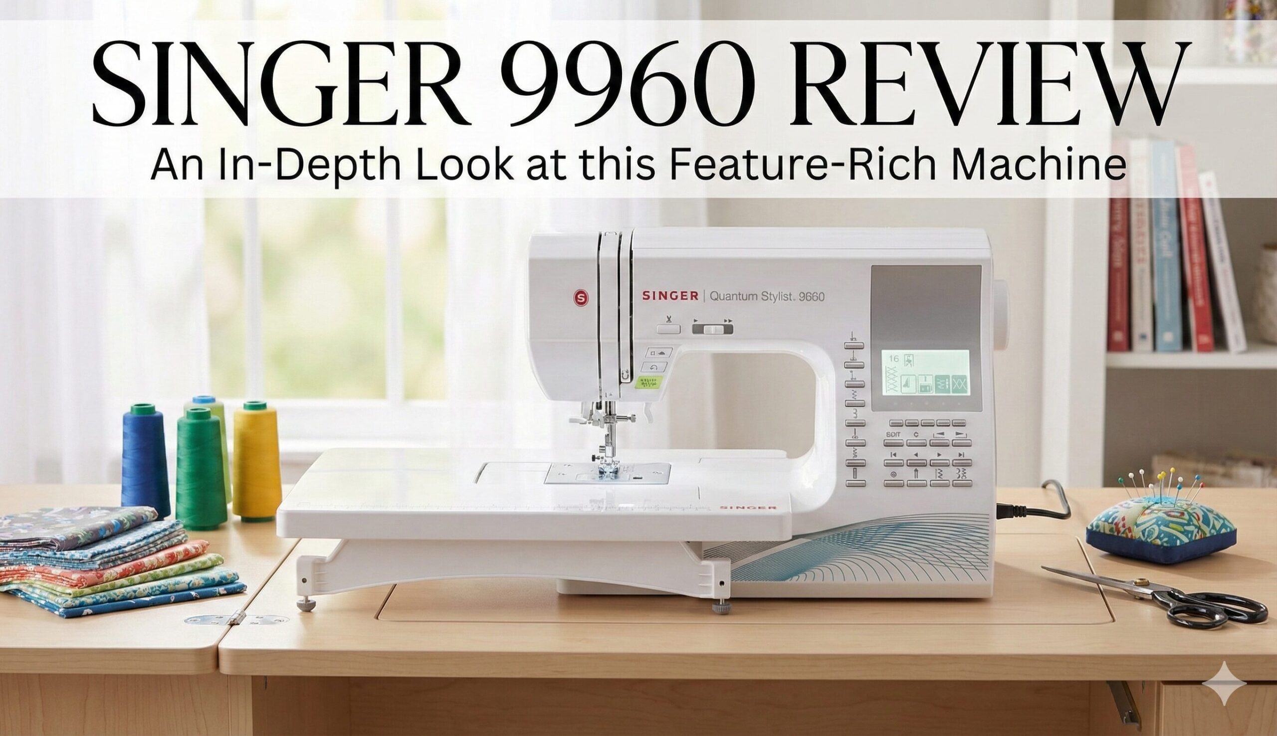 Singer 9960 Quantum Stylist Computerized Sewing Machine Review