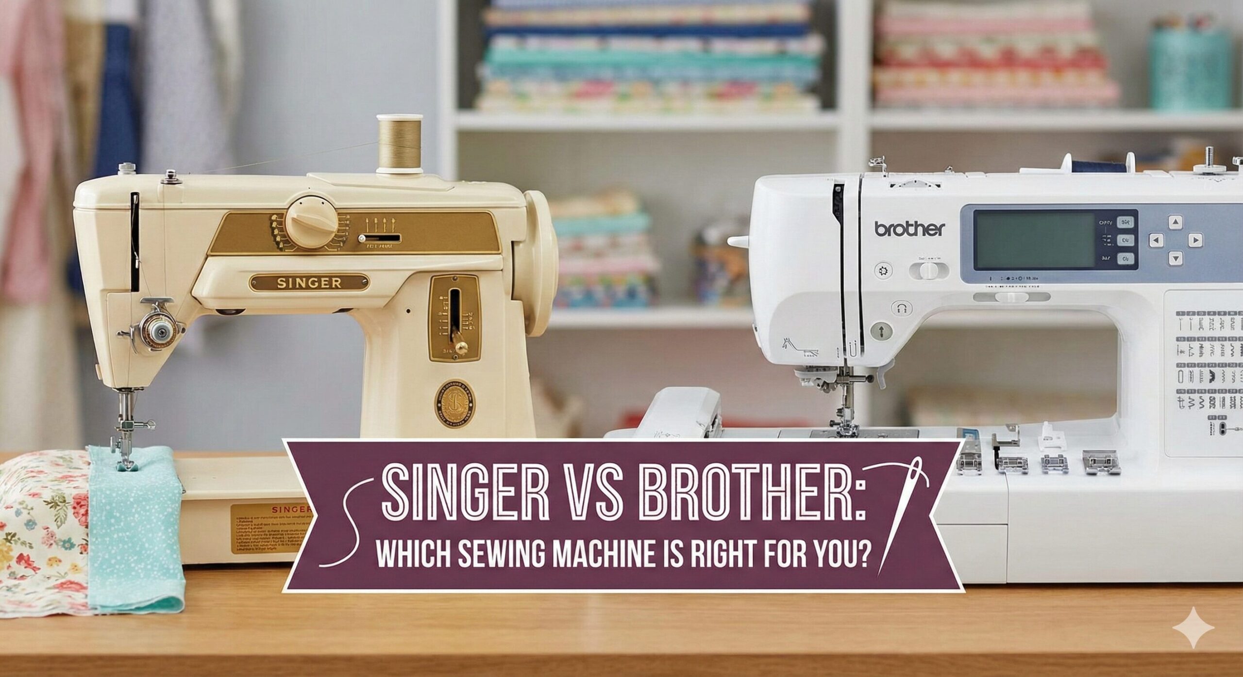 Singer vs Brother Sewing Machines Comparison