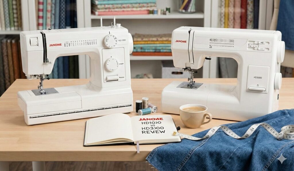 Janome HD1000 vs HD3000