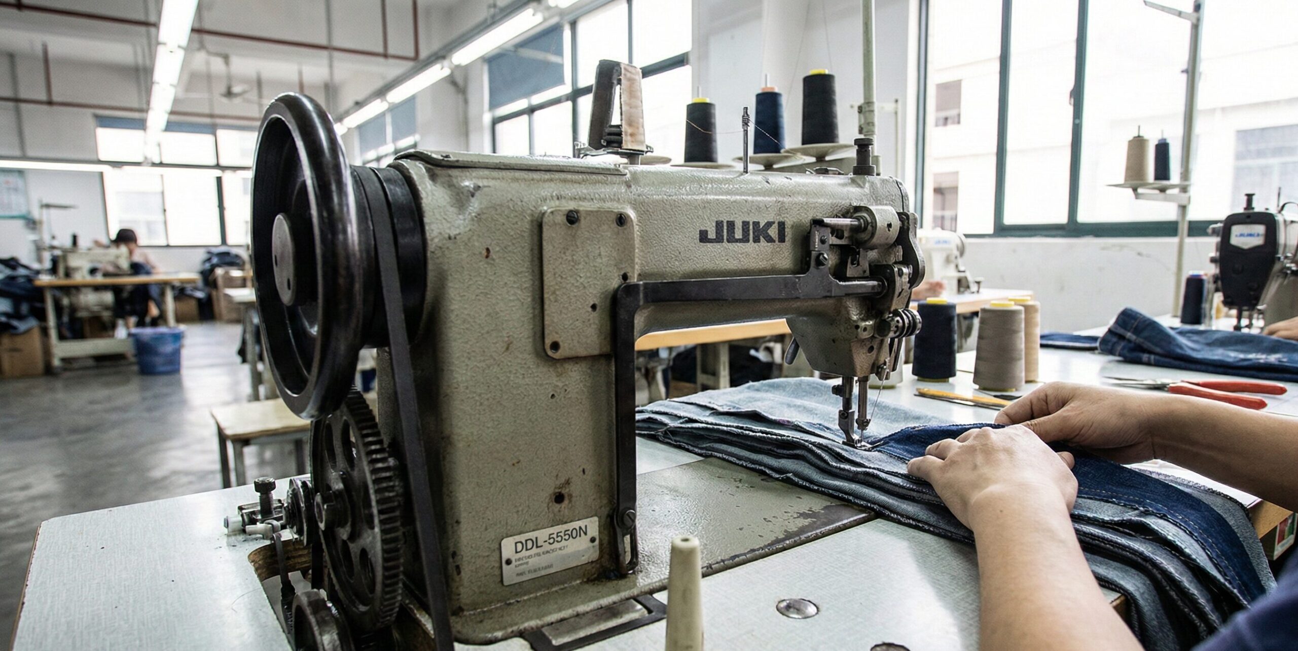 Industrial mechanical sewing machine