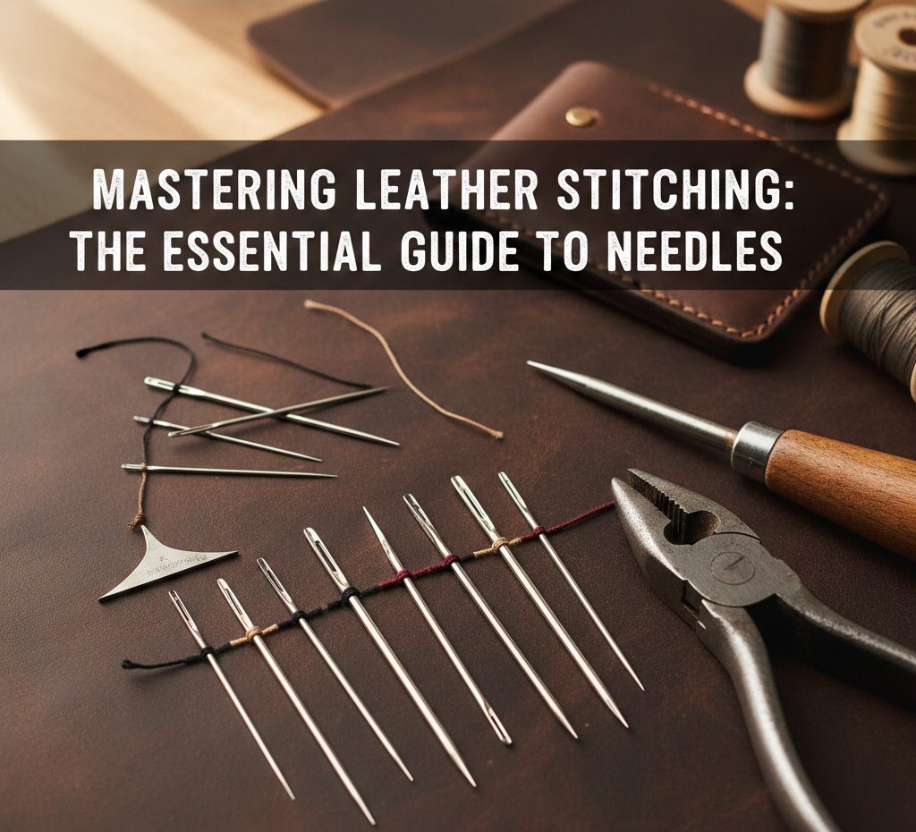 Leather sewing needles